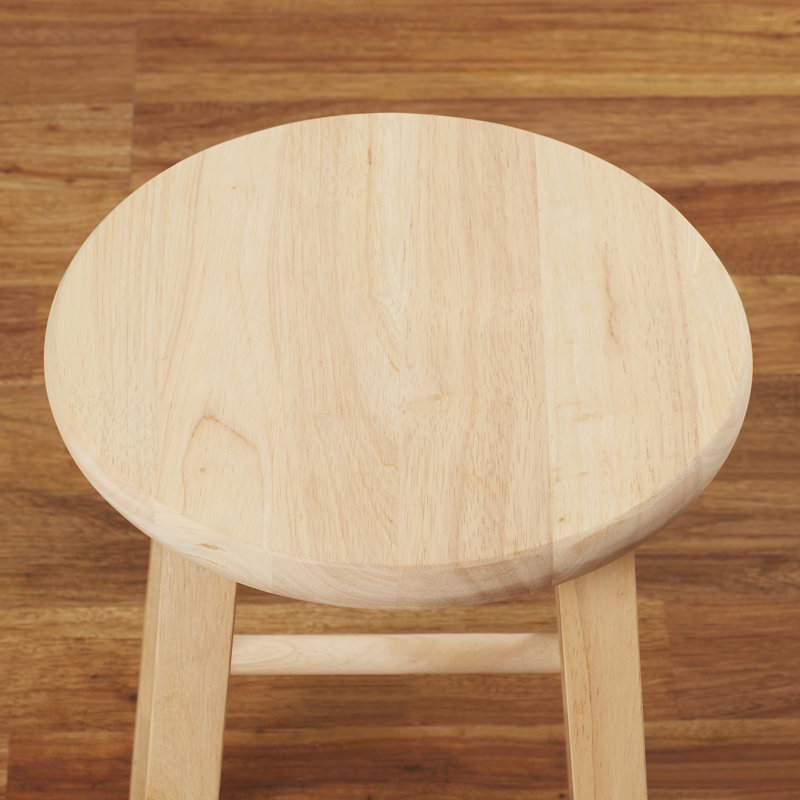 Manatuto Solid Wood Accent Stool