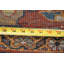 Tapis persan pré-1900 à motif végétal teint Mahal noué à la main 9 x 12