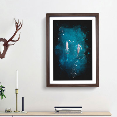 Dolphins Heading North - Framed Print