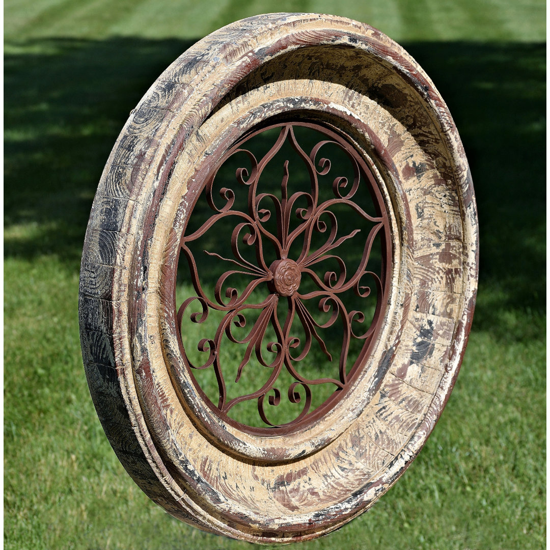 Traditional Plants & Flowers Wall Decor on Solid Wood Astoria Grand