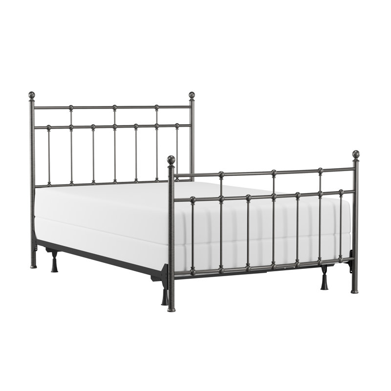 Eccleshall Metal Bed, Full, Antique Bronze