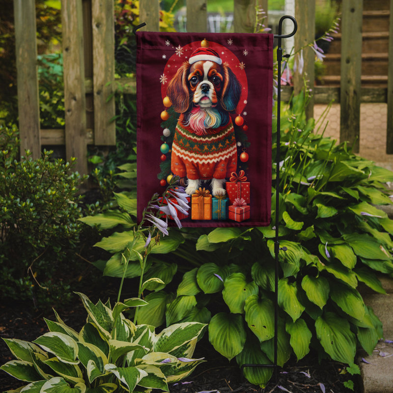 Double Sided 15.5'' H x 11.25'' W Polyester Christmas Garden Flag