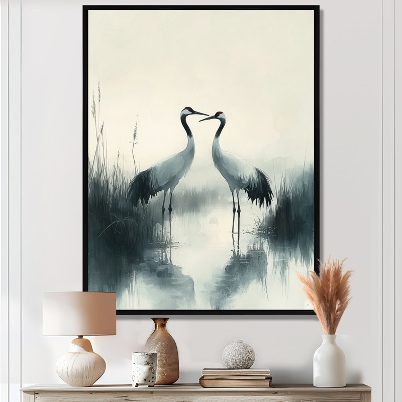 Kucharski - Animals Wall Decor, Black, Floater Framed Print, 20" H x 12" W