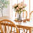 Solid wood oak dining table-108223523