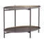 Table basse avec rangement en acier