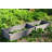 Over Ground Raised Garden Bed 96X28x10'', Large Long Planter Box For Outdoor, Tool-Free Assembly