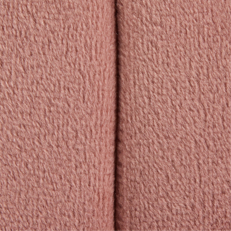 Repose-pieds tressé en velours, Rose