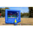 Wellcomer 10 ft Inflatable Baseball Batting Game with Blower, Floating Ball Toss & Hitting Set — Includes Bat & 12 Balls, Portable Interactive Sports Game for Backyard Parties, Birthdays & Events