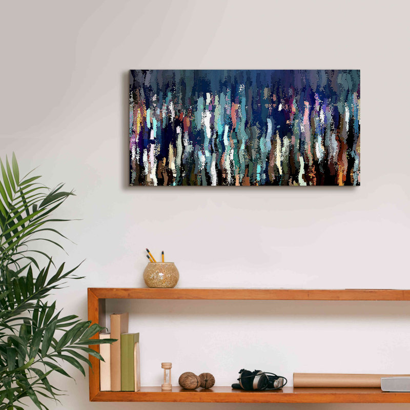 «Effervescence 2» par David Manlove, estampe numérique sur toile, H 12 po x l 24 po x P 0,75 po