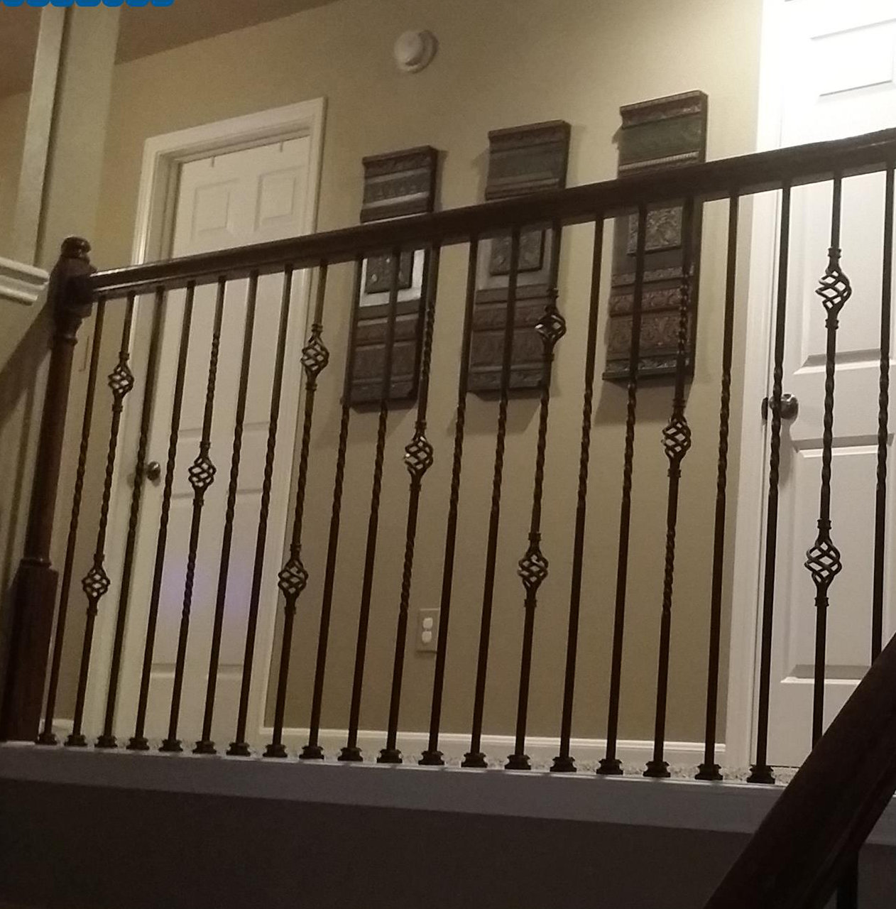 44 Inch Stair Spindles Black And Decker Iron 10-Pack Wrought Iron ...