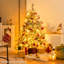 4.46' H Lighted Artificial Christmas Tree