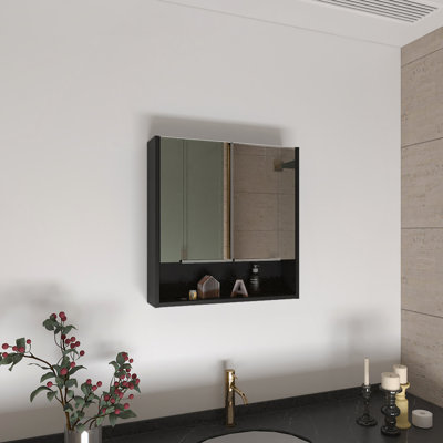 Armoire à pharmacie murale avec miroir