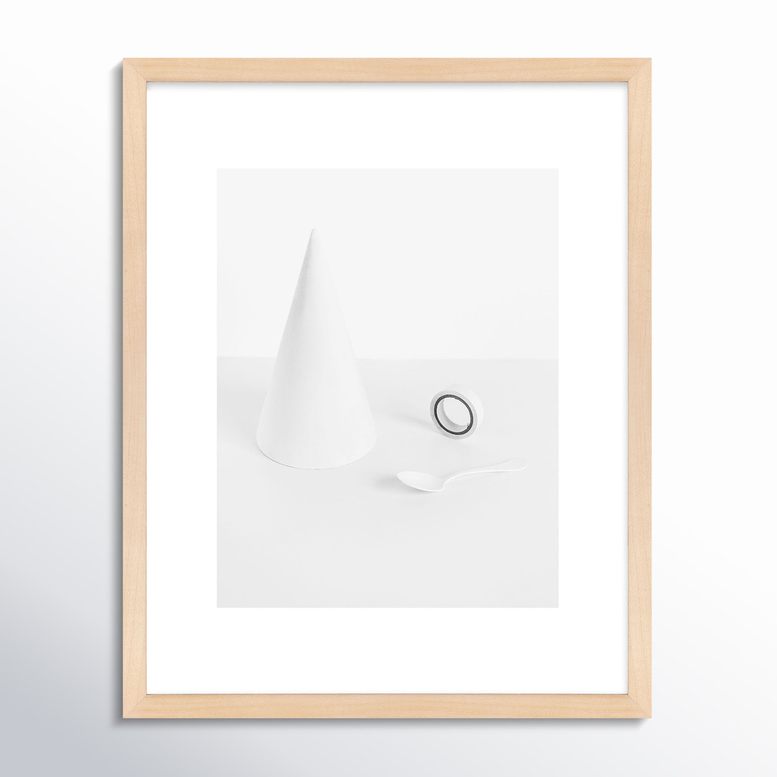 White Still Life 1 by Svetlana Smirnova, 20" H x 16" W x 1.25" D, Maple