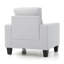 Fauteuil d'appoint moderne et confortable pour espaces de vie confortables