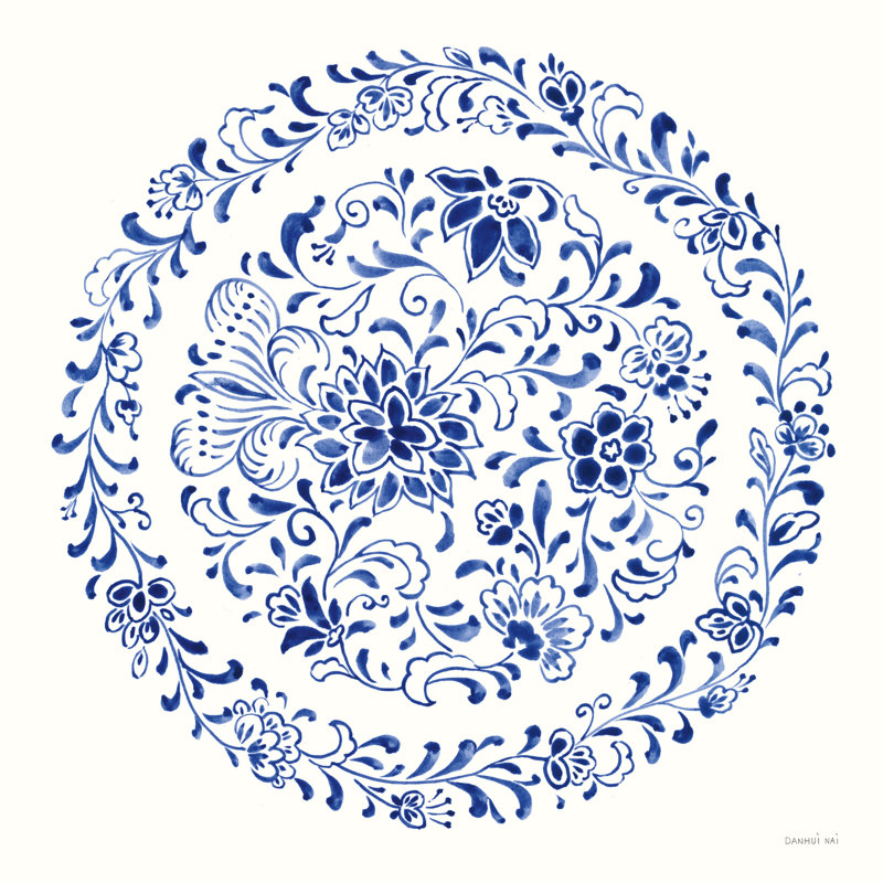 Circle Of Life III by Danhui Nai - Wrapped Canvas Painting, 30cm H x 30cm W x 3.8cm D
