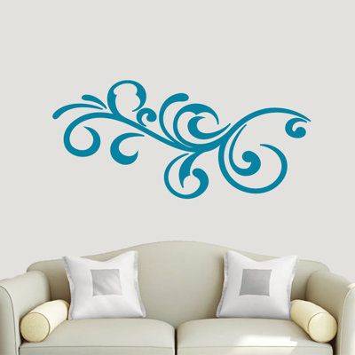 Adhésif décoratif volute