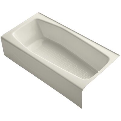 Villager 60"" x 30"" Alcove Soaking Cast Iron Bathtub -  Kohler, K-715-96