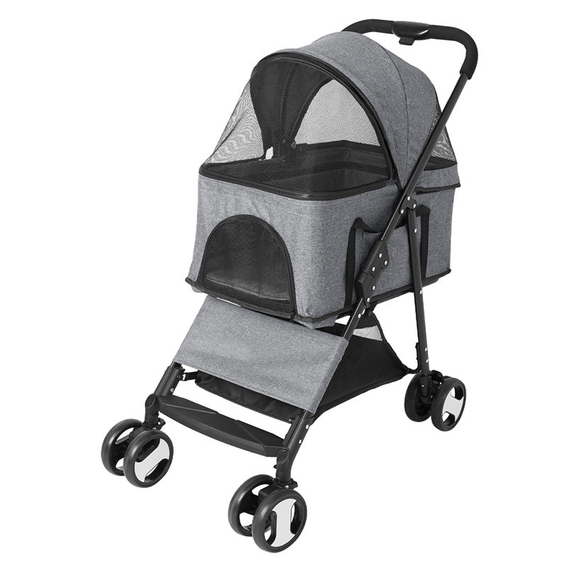 Foldable Pet Stroller with