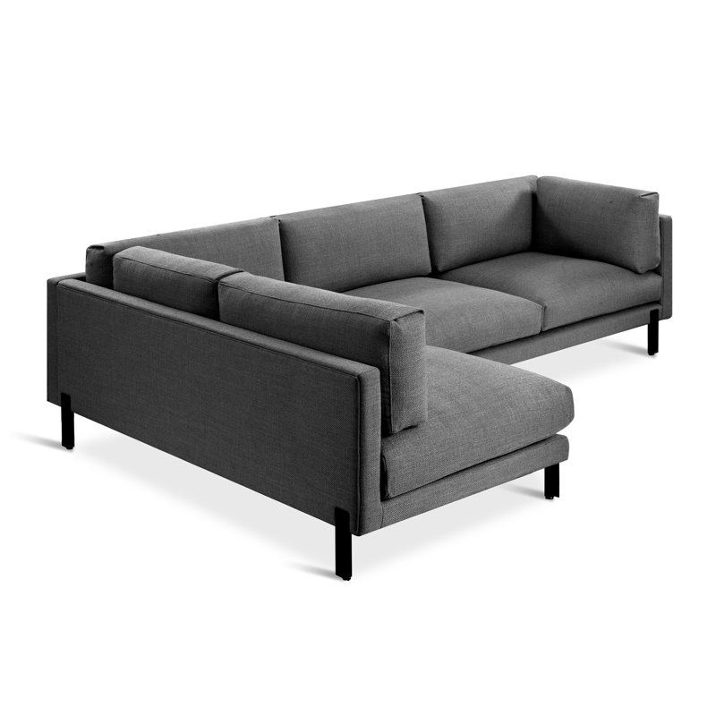 Canapé modulaire Silverlake, Andorre étain performance vannerie, Orienté vers la gauche