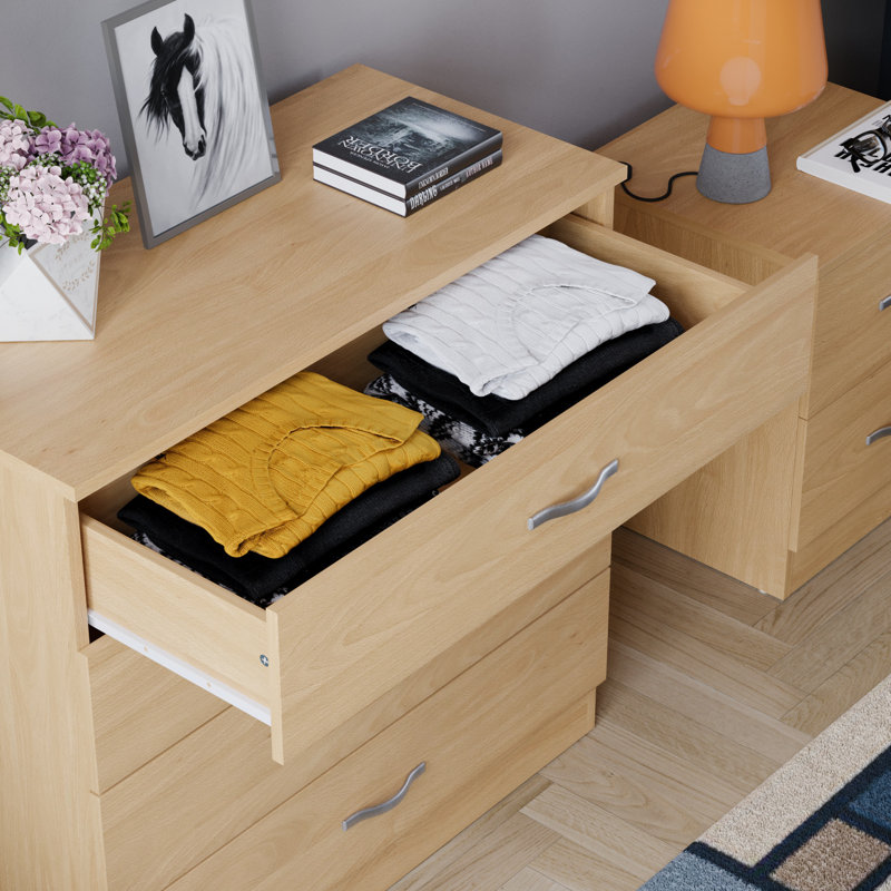 Maybery 4 Drawer Chest, Pine