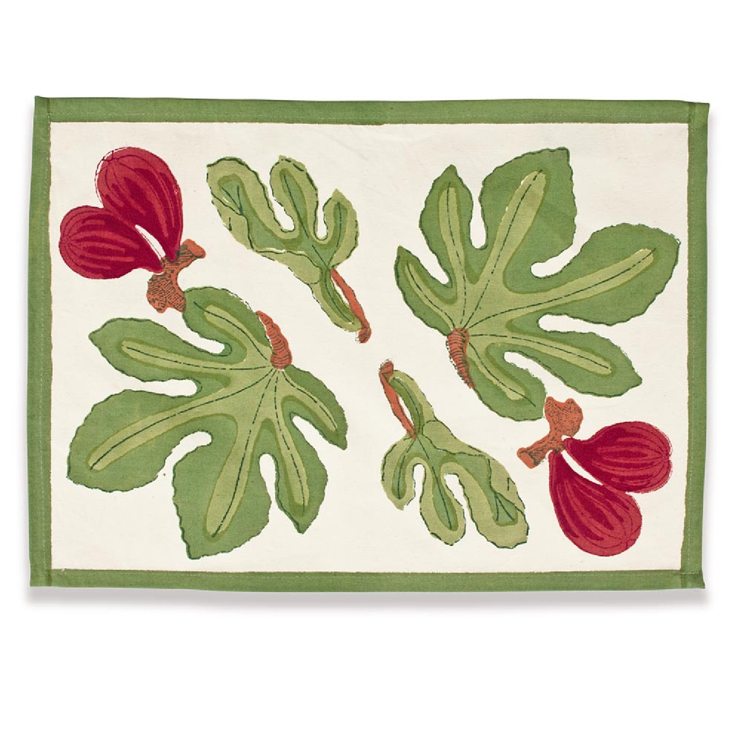 Debarata Cotton Placemat, Green