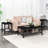 A Lightweight And Portable Coffee Table Set Of Three Pieces, With A Wood-grain Tabletop And A Black Metal Structure,unique Mesh Design For Storage Space, Simple Living Room Table Set With An Extremely High Cost Performance-1399046245