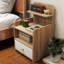 Bevus 40cm W Manufactured Wood Bedside Table