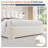 Queen Size Bed Frame Upholstered Platform Bed Frame With Headboard Modern Soft Cloud Bed Frame Queen Size Bed Frame With Rounded Corners, No Box Spring Required, Easy To Assemble,