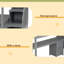 Structure de lit simple de taille mezzanine avec bureau intégré et tiroirs de rangement doubles-688121564