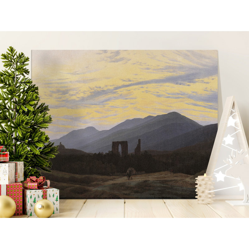 Pinette Wrapped Canvas Print Set, 36x12