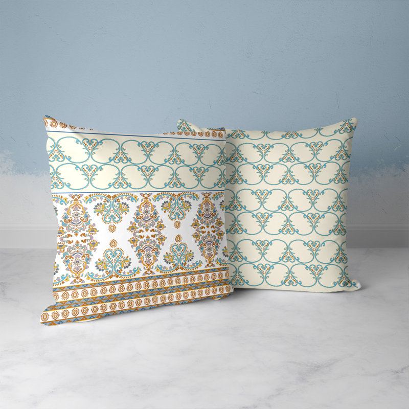 Housse et insert de coussin décoratif intérieur / extérieur en polyester / mélange de polyester, 26 po x 26 po