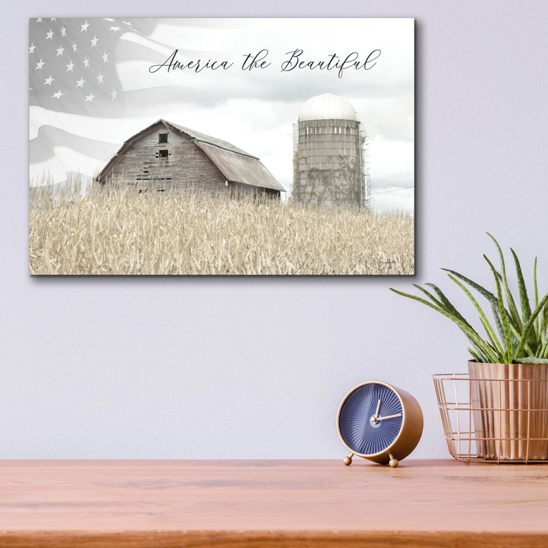 «America The Beautiful» par Lori Deiter, art mural en verre acrylique