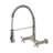 Kingston Brass Heritage Double-Handle 2-Hole Wall-Mount Pre-Rinse Bridge Kitchen Faucet-50313763