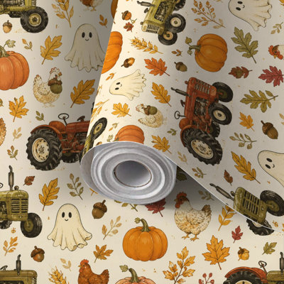 Papier peint auto-adhésif à peler et coller avec papier peint d'automne 24 po x 118 po (60 x 300 cm)