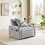 3-in-1 Convertible Sofa Bed Sleeper Chair with Adjustable Backrest, USB Charging & Cup Holder for Small Spaces-302875304