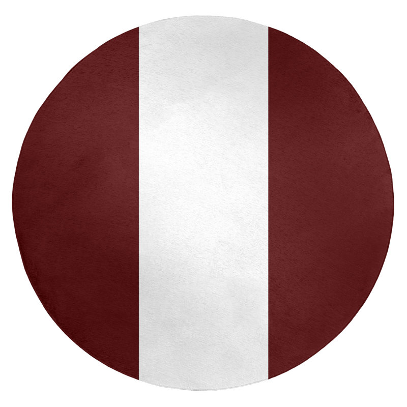 Tapis de zone rouge, Rond 5 pi