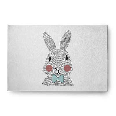 Tapis en chenille nœud papillon