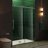 Frameless Single Sliding Shower Door, 56-60" Width x 80"Height with 5/16"(8mm) Clear Tempered Glass-63542913