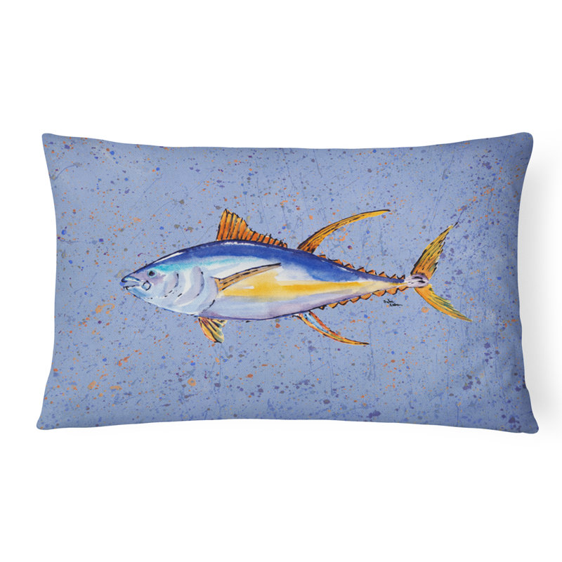 Coussin décoratif intérieur/extérieur fish