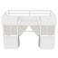 Lit mezzanine en bois massif avec tablettes et rideaux Kids-2034070683-2034070682