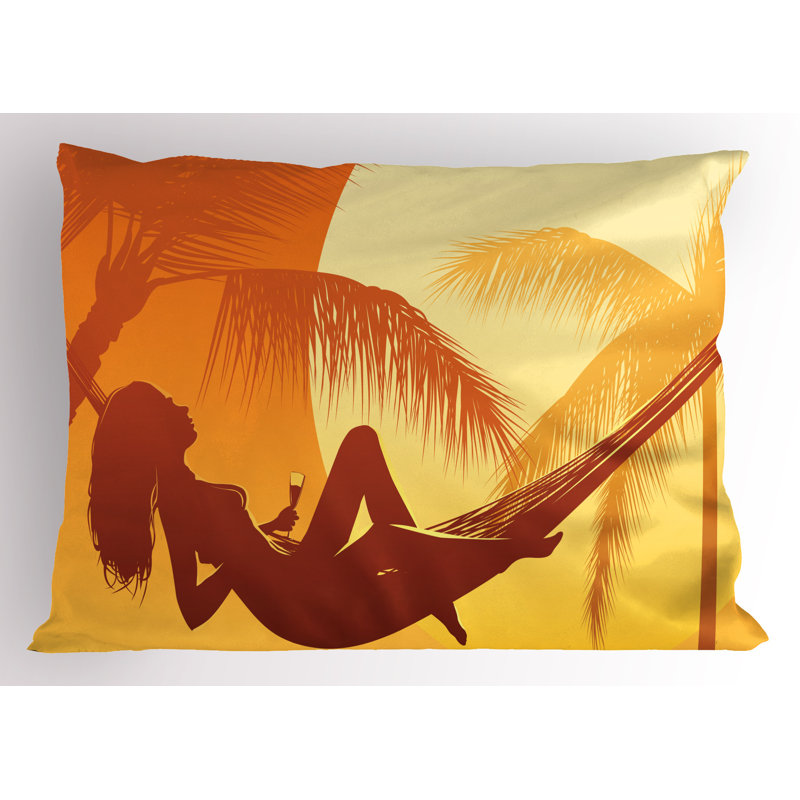 Ensemble de 2 taies décoratives tropicales Ambesonne, H 20 po x l 26 po