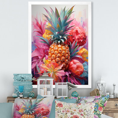 «Tropical Pinapple Fruit», impression sur toile