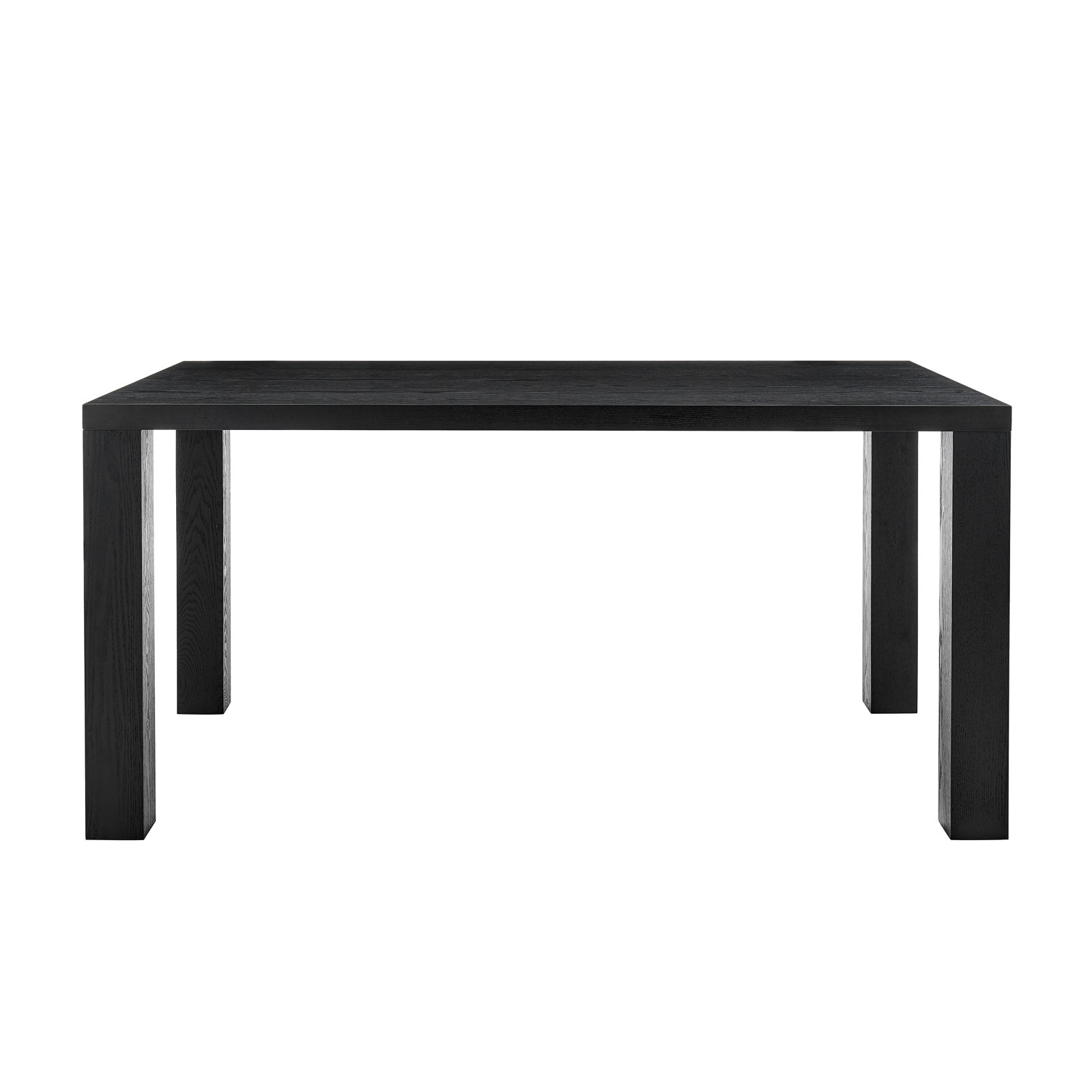 Carson Dining Table, Black, 29" H x 84.3" L x 36.2" W