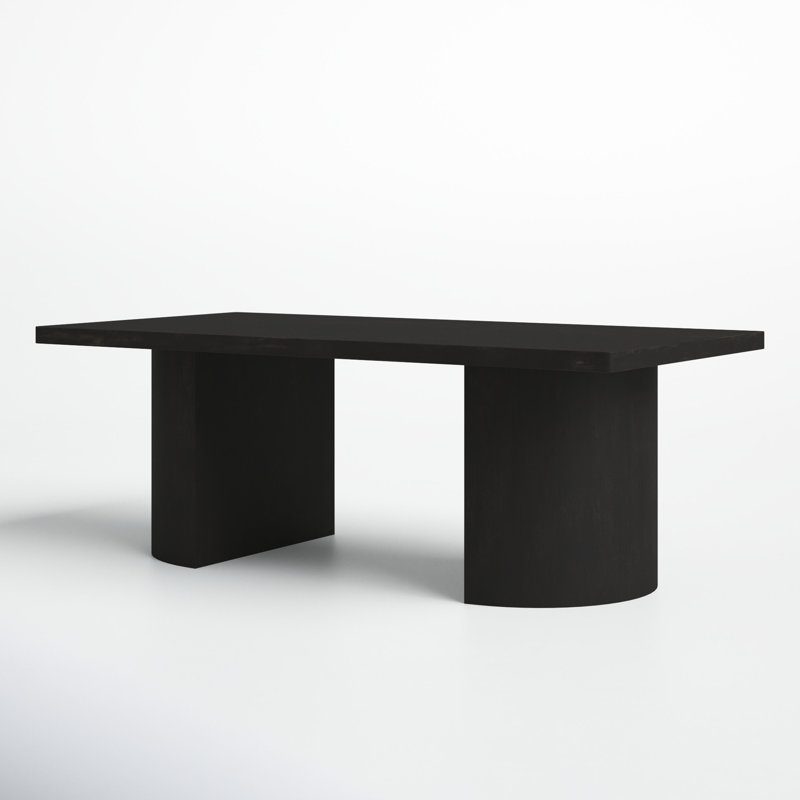 Moscow Solid Wood Coffee Table, Black