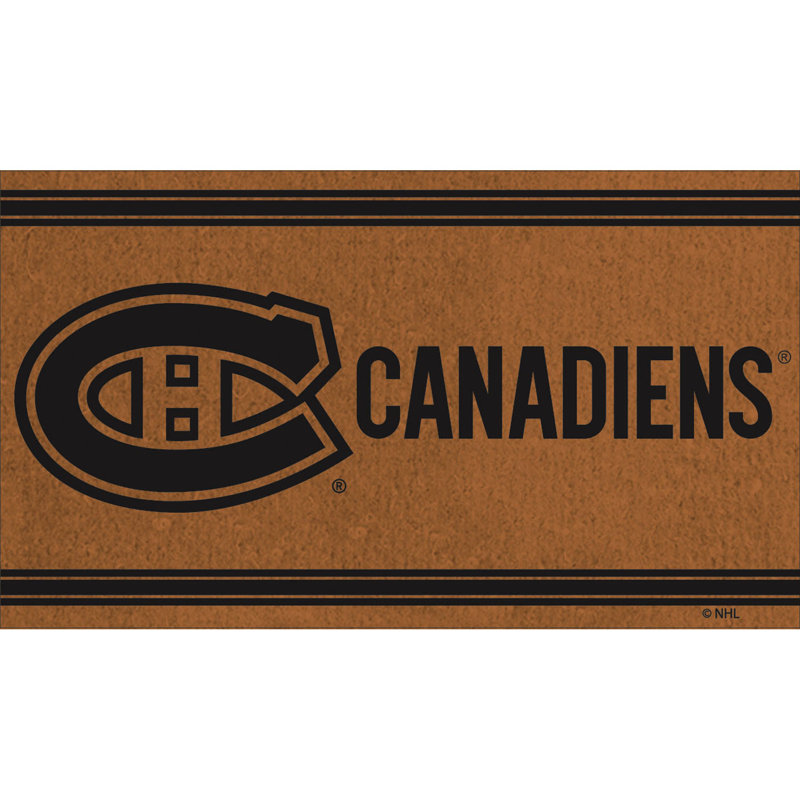 28in. x 16in. NHL Team Logo Doormat , Canadiens