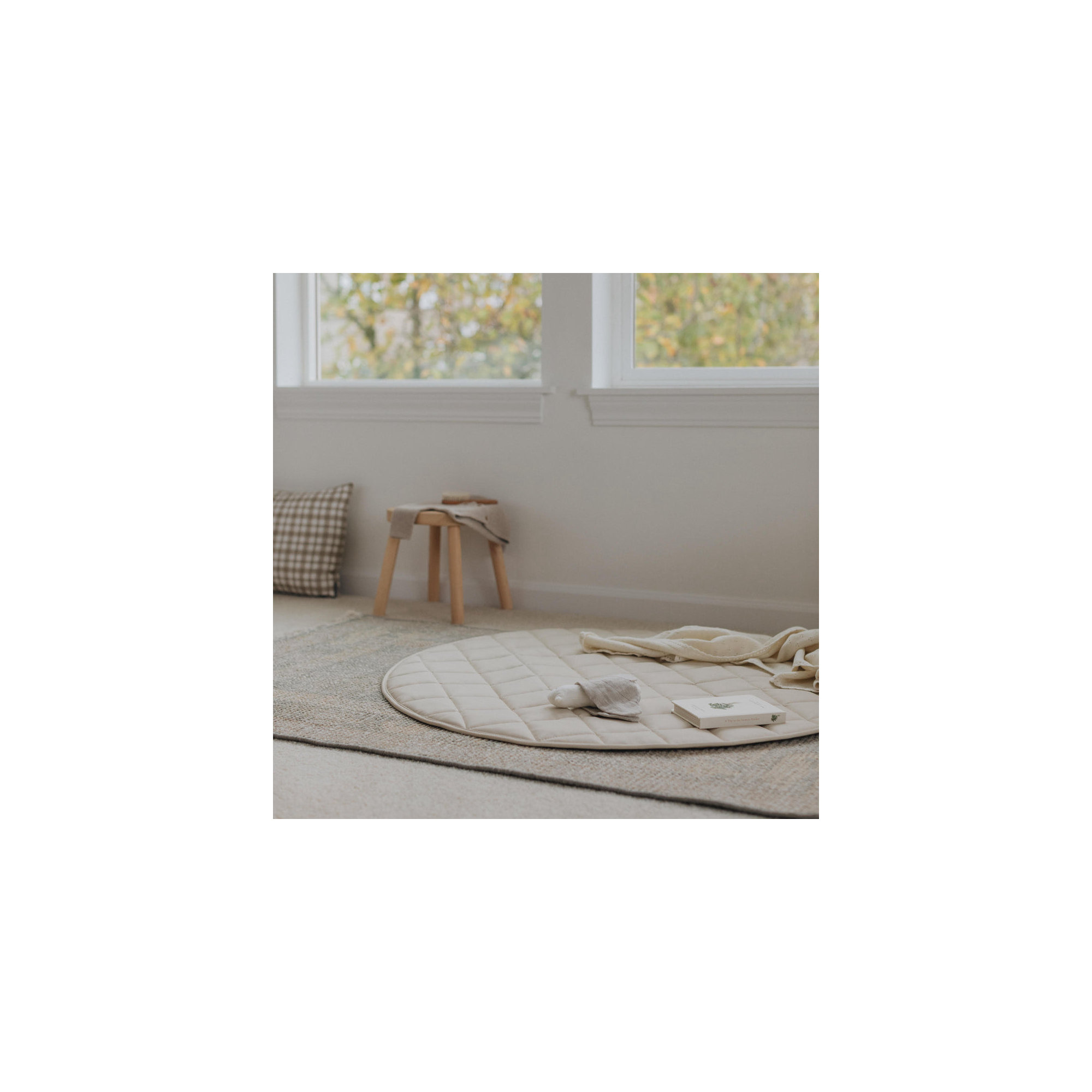 Gathre Quilted Mat, Ivory