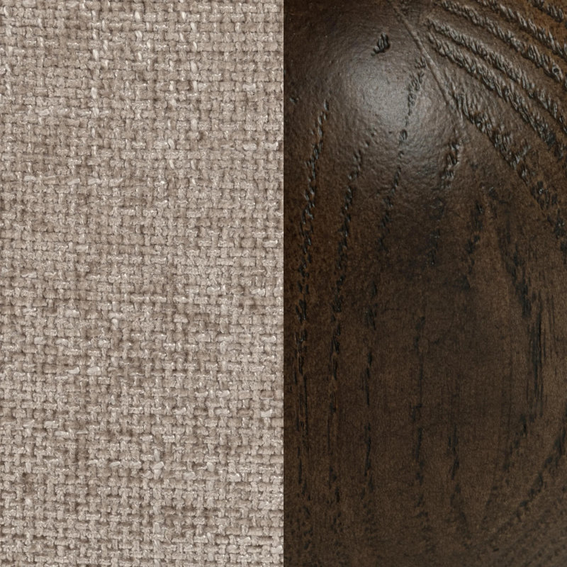 Penelope Upholstered Accent Chair, Mushroom Taupe