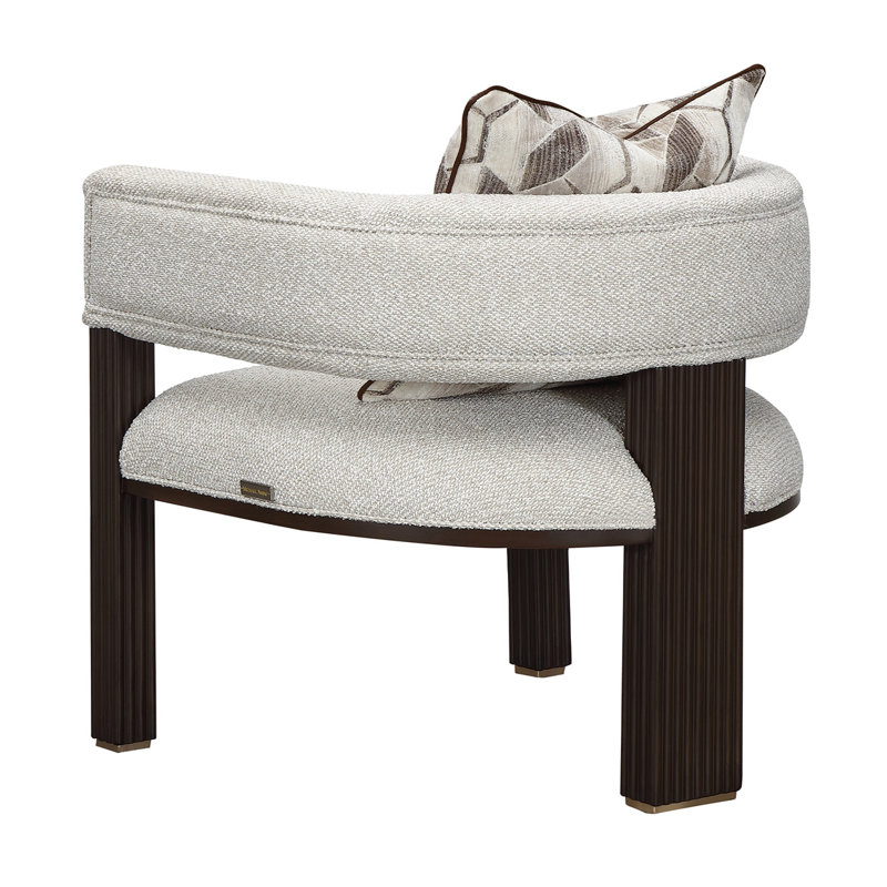West Kensington Accent Chair, Espresso Wood