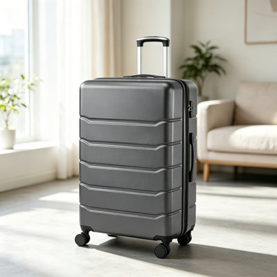 20" Hardside Expandable Carry-On Luggage with Spinner Wheels, Lightweight ABS Suitcase