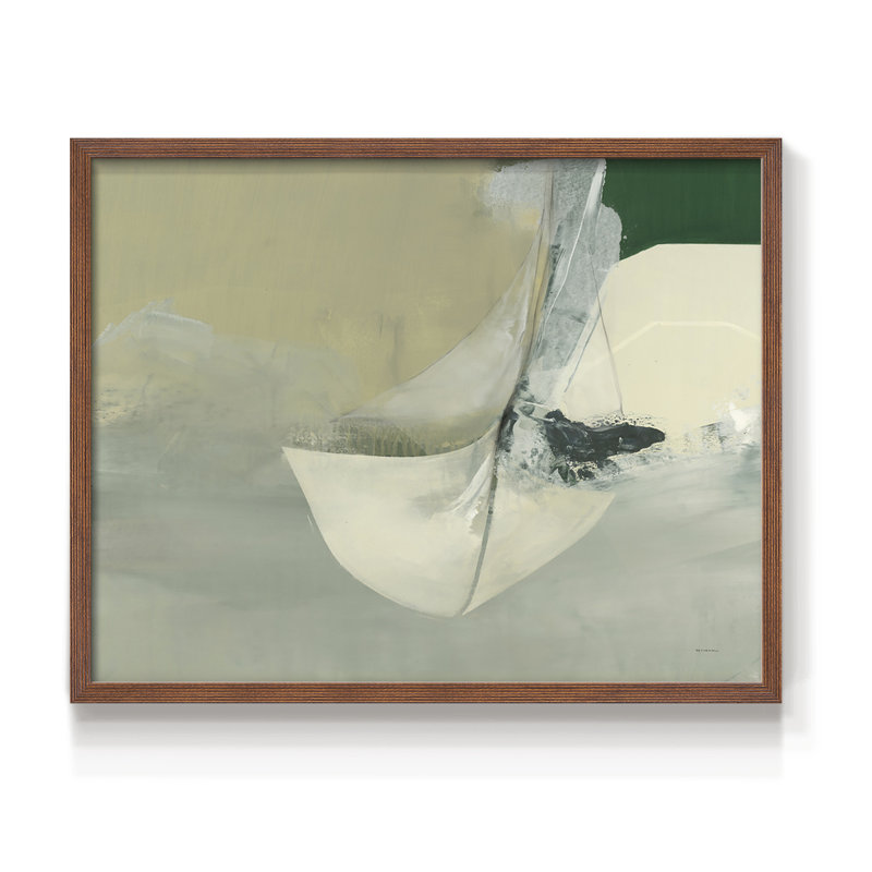 Via Dolce I -Framed Print - Restickable, Noyer, H 16 po x l 20 po